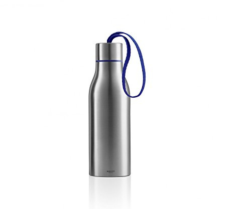 Eva Solo Thermosflasche 0,5 L, Edelstahl, Blau, 7 x 7 x 23 cm