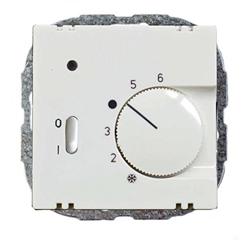 Raumtemperaturregler mit Ein/Aus-Schalter, für Busch-Jaeger balance-SI, Gira System 55, Berker S1, Merten M-Smart und Jung A 500 / CD 500