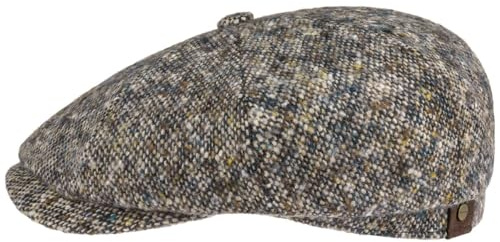 Stetson Hatteras Schirmmütze Ballonmütze Tweed meliert Mehrfarbig Damen und Herren Herbst Winter