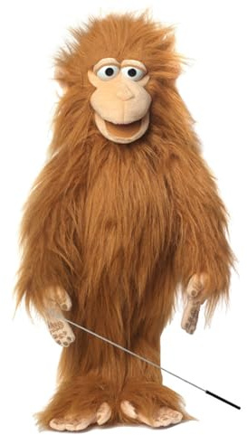 ''Silly Monkey With Arm Rod'', 28In Puppet, -Affordable Gift for your Little One! Item #DSPU-SP2004 by Silly Puppets