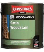 2.5LTR - JOHNSTONE'S WOODWORKS SATIN WOODSTAIN REDWOOD