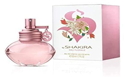 Shakira Perfumes - S by Shakira Eau Florale pour Femme - Longue Durée - Parfum féminin, romantique et charmant - Notes fraîches et florales - Idéal pour la journée - 50 ml