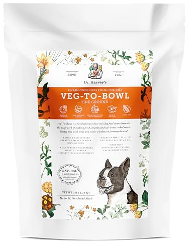Dr. Harvey's Veg-To-Bowl Fine Ground Disidratato Verdura Pre-Mix per cani, 1,4 kg Sacchetto