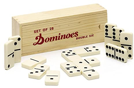 Piatnik Domino 28 Steine, Taglia unica, Einfarbig