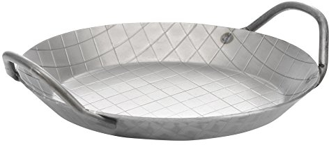 GSW 859035 gastro traditionnel poêle en fer forgé 2 poignées avec poêle, 20 cm