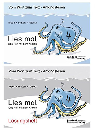 Lies mal 4 Krake Heft und Lösungsheft