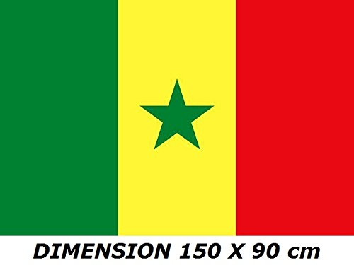 Planete Supporter Drapeau Sénégal - 150 x 90 cm
