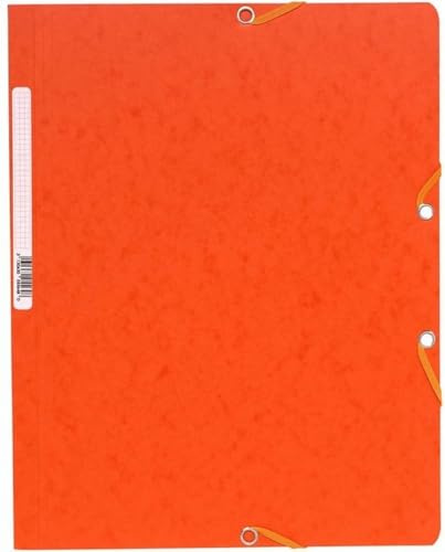 Exacompta 25 x Eckspannmappe Nature Future A4 Manila-Karton 400g orange