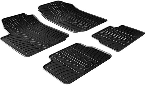 Satz Gummimatten kompatibel mit Citroen C3 2002-2010 (T Profil 4-teilig)