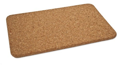 Alfombrilla de Corcho Cleverbrand, Resistente al Calor, Rectangular, (45 x 30 x 1 cm), Ideal como salvamanteles para cazuelas, ollas o sartenes Grandes - Made in Portugal