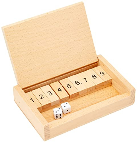 'Shut the Box - Pocket Size', Wooden