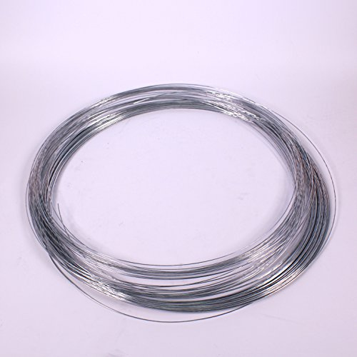 Galvanised Modelling Wire 1mm x 80m Non-Rusting Soft Steel Wire Roll by BCreative ®