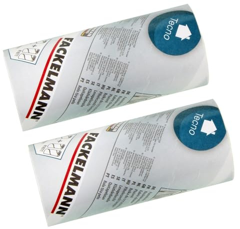 FACKELMANN Techno Ersatzfusselrolle 10 cm, Kunststoff, Mehrfarbig