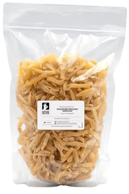 Bremer Gewürzhandel Ingwerstäbchen medium, kandiert, mild im Geschmack, leckerer Snack, 1kg