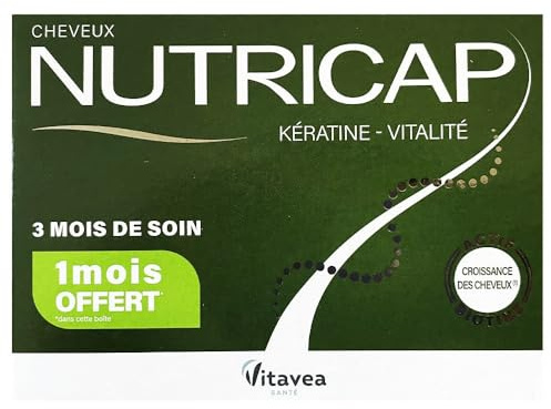 Nutrisanté Nutricap Kératine/Vitalité Multi-Vitamines/Minéraux 90 Capsules