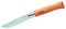 Opinel INOX Erwachsene Messer-Größe 12-rostfrei, Natur, N, Hartholz Braun