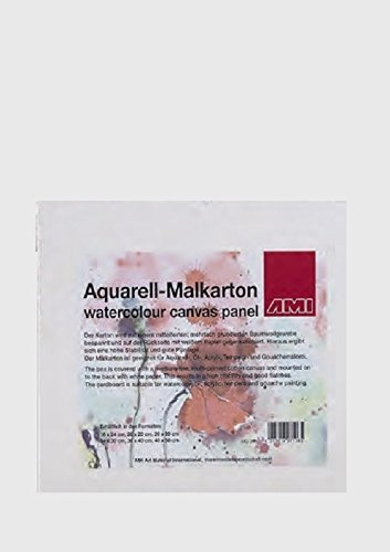Malkarton Malpappe Malplatte für Aquarell-, Öl-, Acryl-, Tempera- & Gouachemalerei 18 x 24 cm