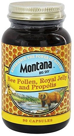 Montana Bee Pollen Royal Jelly and Propolis - 90 Capsules