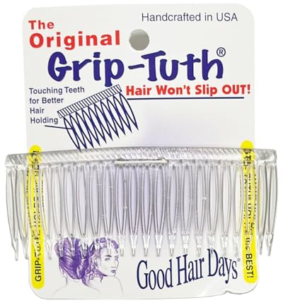 Good Hair Days Grip-Tuth Frenchy 4 Side Comb for Secure Holding Hairstyles