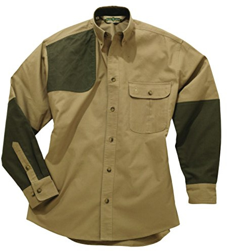 Boyt Harness HU127 High Prairie Long Sleeve Hunting Shirt, Tan/Green, X-Large