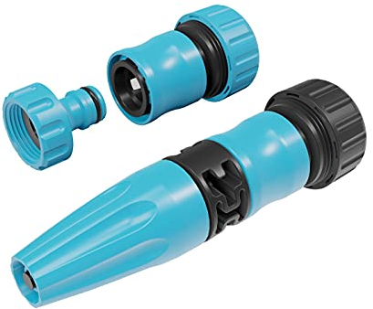 Cellfast Lancia A Spruzzo Set con Flusso d'Acqua Controllabile per Prato Fiori Piante Collegamento Rapido Connessione Basic 3/4