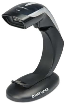 Datalogic Heron HD3430 Barcode-Scanner Handgerät decodiert USB schwarz mit Standfuß