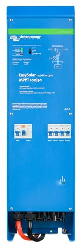 Victron Energy EasySolar 1600VA 12-Volt 230V Wechselrichter 70 Amp Batterie Ladegerät and Solar Laderegler MPPT 100V 50 Amp