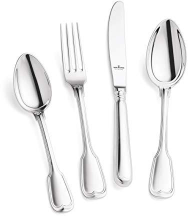 WILKENS Augsburger Faden 4-tlg. Kinderbesteck 925 Sterling Silber