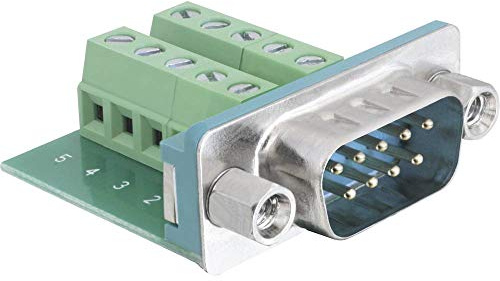 DeLock Sub-D 9-Polig Terminalblock Adapter