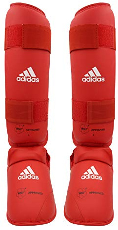 adidas Wkf Karate Shin and Removable Instep Pads Schienbein-und Ristpolster
