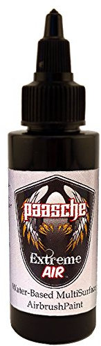 Paasche Airbrush Extreme Air Multi Surface Paint,-/Bratenspritze, schwarz