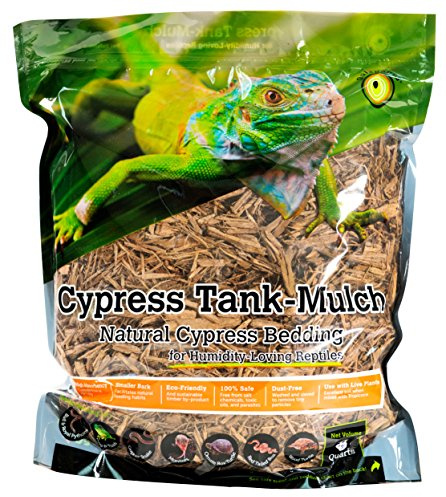 Galapagos (05054) Cypress Tank Mulch Forest Floor Bedding, 8-Quart, Natural