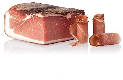 Speck Alto Adige IGP, charcuterie typique du Sud Tirol, Salumi Pasini, tranche, 700gr