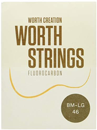 Worth Strings Low-G Ukulelen-Saiten, Brown Fluoro-Carbon, für Konzert-/Sporan-Ukulele