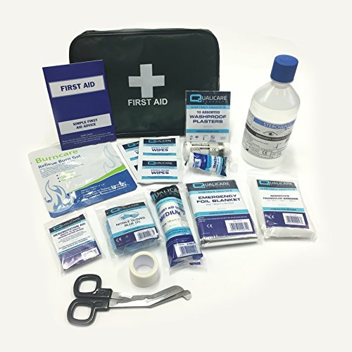 Qualicare Kit de premiers secours pour voyage de voiture Taille moyenne