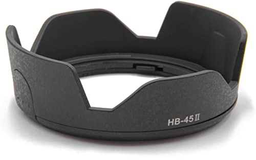 vhbw Paraluce compatibile con Nikon AF-S DX Nikkor 18-55mm F3.5-5.6G VR 52 mm obiettivo nero, plastica, tulipano