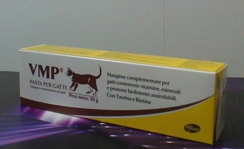 VMP PASTA PER GATTI 50 GRAMMI INTEGRATORE CON PROTEINE VITAMINE TAURINA BIOTINA