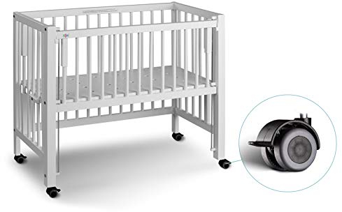 tiSsi ® Anstellbett Beistellbett weiß