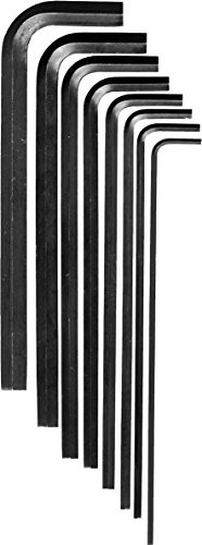 Eklind Tool 90100 Security Hex-L Key allen wrench - 8pc set SAE Inch Sizes 3/32-3/8 Long series