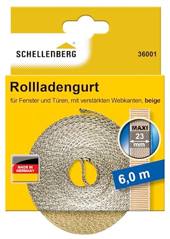 Schellenberg 36001 sangle 23 mm/6.0 m beige