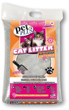 Karlie Paulchen Katzenstreu mit Babypuderduft 7kg