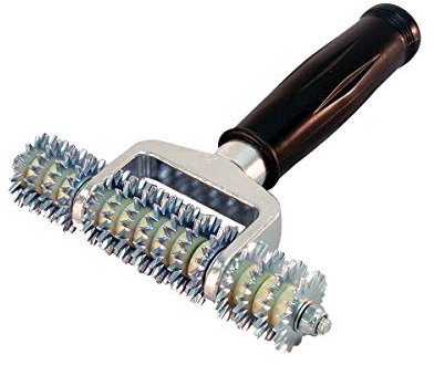 Bon Carpet Seam Roller – 5 in. Single Star-Wheel Roller with Extra-Wide Head for Even Pressure and Strong Seam Bonding – Professional Carpet Installation and Adhesive Set Tool