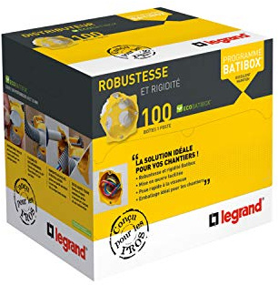 Legrand 080013 Distributeur de 100 Boîtes Ecobatibox, 50mm Profondeur