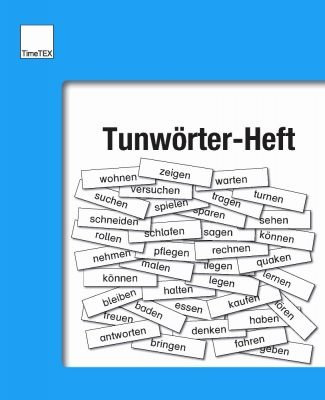 Timetex Tunwörter-Heft - Verben richtig konjugieren - Übungsheft - Ein Heft für das 1. - 4.Schuljahr - TimeTEX - FormaTex-Format A5+ - 91110