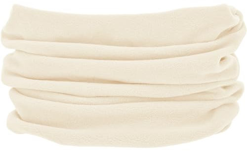 Multifunktionstuch - Fleece - beige/Creme/wollweiß - UNIVERSAL Größe - Schlauchschal/Mütze/Piratentuch/Halstuch - für Baby/Kinder/Erwachsene..