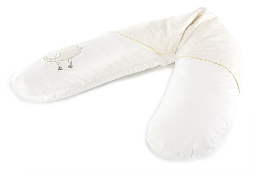 Theraline das Original-Stillkissen mit Dinkelspreufüllung inkl. Feinköperbezug (31 Schaf beige)