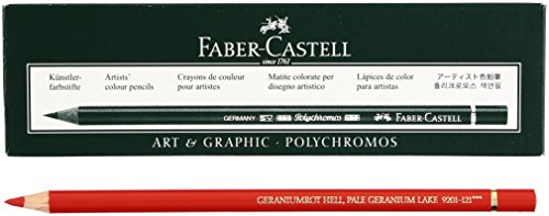 Faber Castell Bleistift Polychromos Rot Helles Scharlachrot, 110121