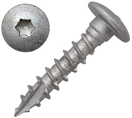 Pfostenschrauben Ruspert 10x50 mm - 16 Stück Ankerschrauben für Pfostenträger