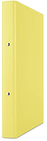 Ring Binder DONAU, PP, A4/2R/20mm, yellow