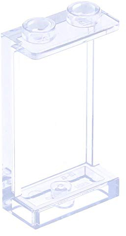 LEGO 10 x Verkleidung 1 x 2 x 3 mit Seitenverstärkung - Transparent